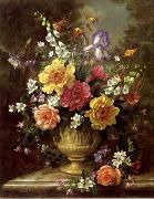 unknow artist Floral, beautiful classical still life of flowers.112 France oil painting artist